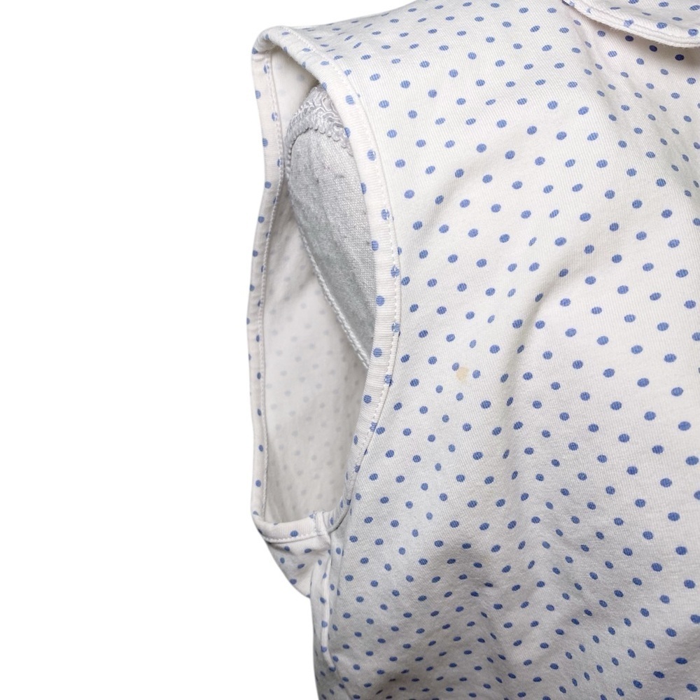 Lady Hagen Polka Dot Sleeveless Golf Polo Top - Picture 5 of 15